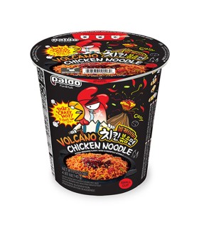 Paldo Cup Noodles Gusto al Pollo Super Piccante livero Vulcano - 70g