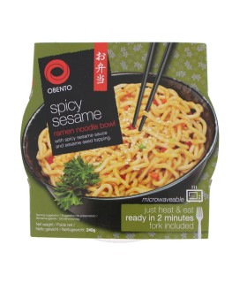 Spaghetti Udon istantneo con Salsa sesamo piccante - Obento 240g