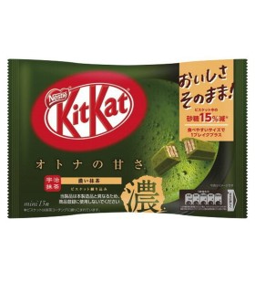 Kitkat tè verde Matcha Fondente meno zucchero - 13 pezzi