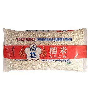 Riso glutinoso giapponese qualità premium - HAKUBAI 907g