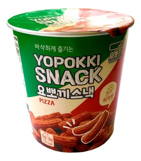 Tteokbokki Chips Coreano Yopokki Snack Cup alla Pizza - 50g