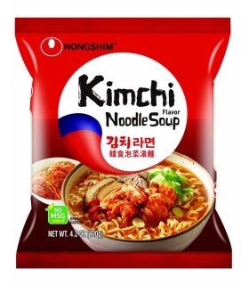 Nongshim Kimchi Noodle Ramyun Istantaneo Coreano - 120g