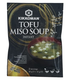 Zuppa di miso istantanea con tofu - Kikkoman 3 porzioni