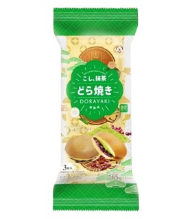 Dorayaki Pancake Giapponese Matcha Red Bean - Tokimeki 3 Pezzi