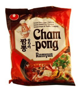 Cham pong Ramyun Istantaneo Noodles Coreano - NongShim 100g