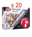 Pasta Shirataki di Konjac Annodato 20 Pezzi per Dieta Dukan