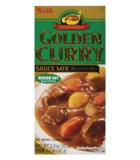 Golden Curry Giapponese gusto medio piccante - s&b 92gr